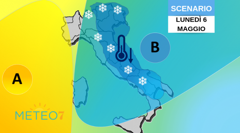 meteo italia freddo anomalo e neve