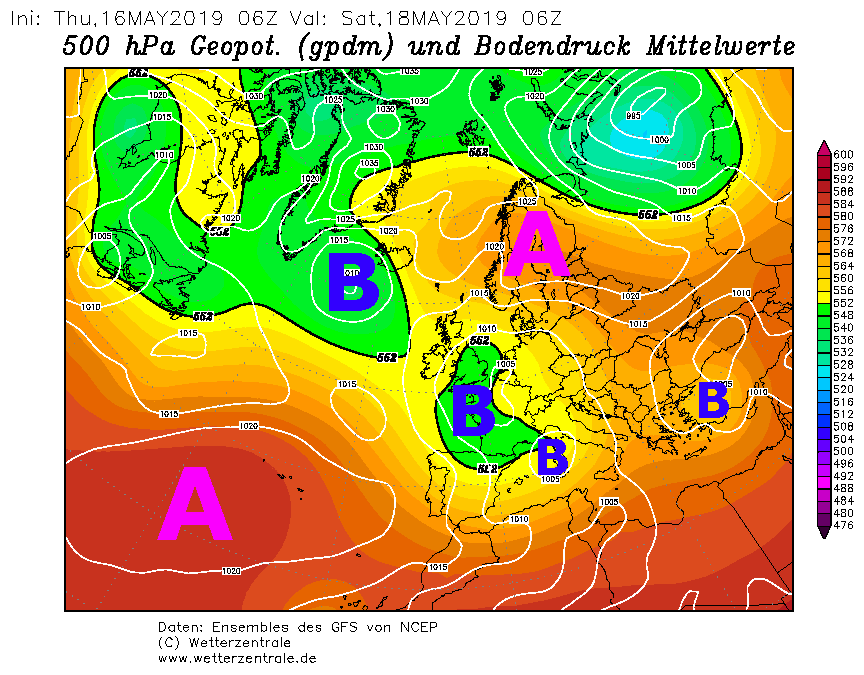 meteo sinottica 18 maggio