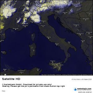 immagine satellitare meteo italia