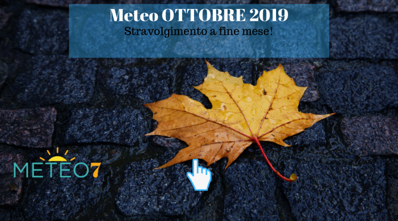 meteo ottobre 2019