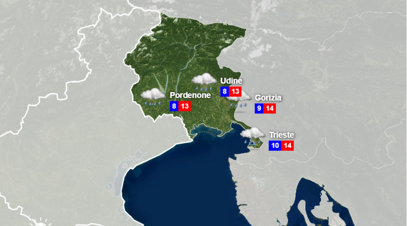 Meteo Friuli Venezia Giulia Lunedì 18 Novembre 2019