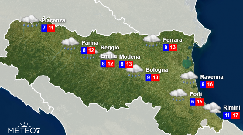 Meteo Emilia Romagna Lunedì 18 Novembre 2019