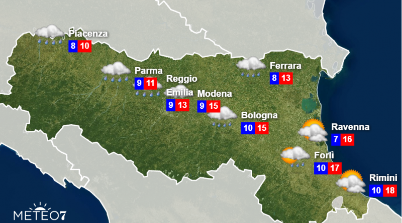 Meteo Emilia Romagna Mercoledì 27 Novembre 2019