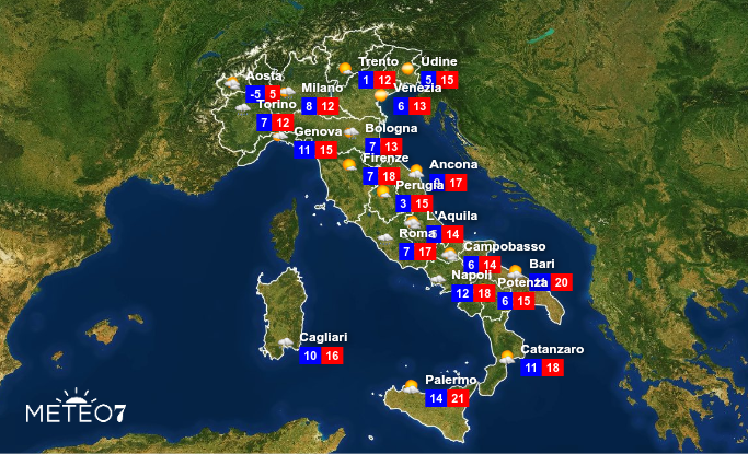 Previsioni Domenica 10 Novembre