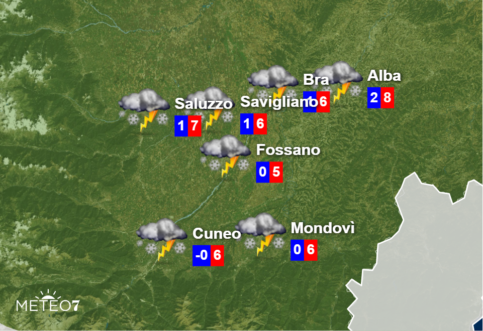 Meteo Cuneo Venerdì 15 Novembre 2019