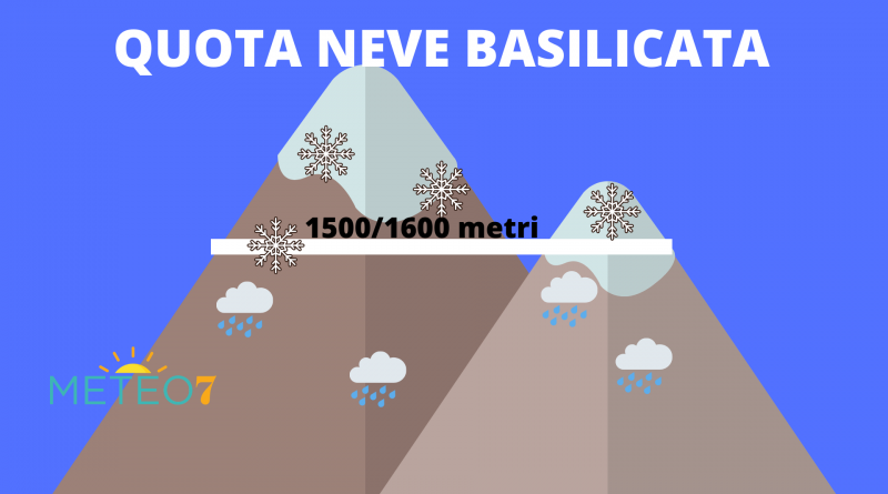 quota neve Basilicata domenica 10 novembre 2019