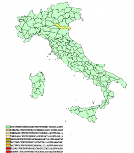 Allerte Meteo per Sabato 7 Dicembre 2019