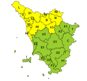 Allerte Meteo Toscana 9 Dicembre 2019