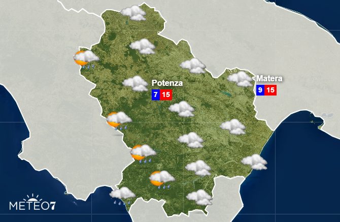 meteo basilicata venerdì 6 dicembre 2019