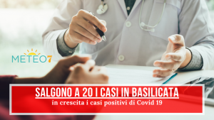 Coronavirus Basilicata salgono a 20 i casi totali, in aumento nella provincia di Potenza