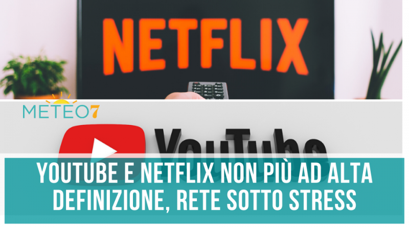 Cronaca Coronavirus NETFLIX e YOUTUBE non più ad alta DEFINIZIONE, ridurre al minimo lo STRESS del sistema