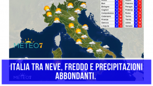 METEO Italia Martedì 24 e Mercoledì 25 Marzo 2020 tra NEVE, freddo e precipitazioni ABBONDANTI