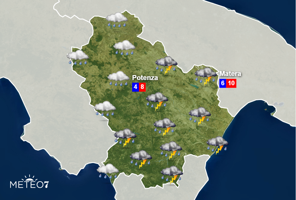 Meteo Basilicata 26 Marzo 2020