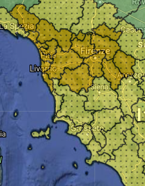 Allerte Meteo Toscana Venerdì 5 Giugno 2020